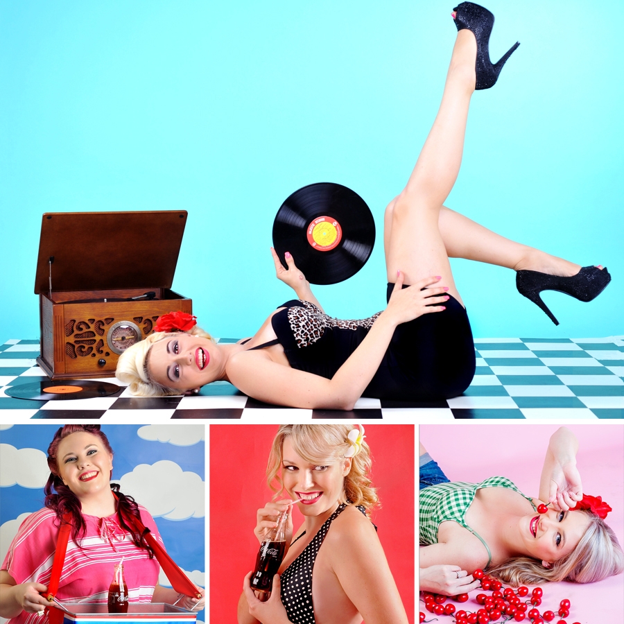 pin up photography by blueclick photography